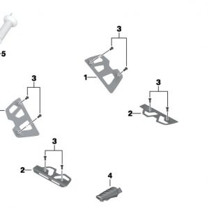 Подножки пассажира BMW C 600 / 650 Sport 2013-2018 год Подножки пассажира BMW C 600 / 650 Sport 2013-2018 год