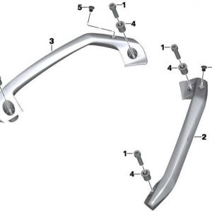 Рукоятка багажной площадки BMW C 600 / 650 Sport / C evolution, правая Рукоятка багажной площадки BMW C 600 / 650 Sport / C evolution, правая