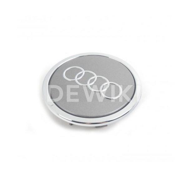 Колпачок ступицы колеса Audi, серый металлик