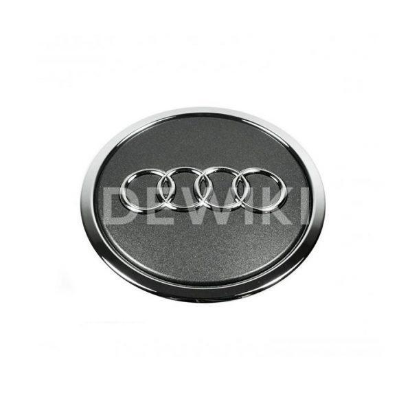 Колпачок ступицы колеса Audi A3, Q3, TT, черный матовый Колпачок ступицы колеса Audi A3, Q3, TT, черный матовый