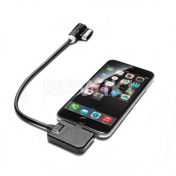 Переходной провод для музыкального интерфейса Audi, для устройств Apple с разъемом Lightning, белая втулка Переходной провод для музыкального интерфейса Audi, для устройств Apple с разъемом Lightning, белая втулка