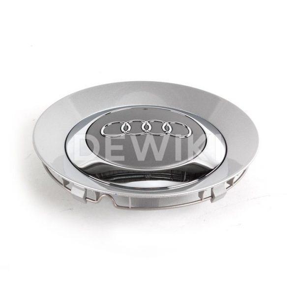 Колпачок ступицы колеса Audi A3, A4, A6, серый металлик Колпачок ступицы колеса Audi A3, A4, A6, серый металлик