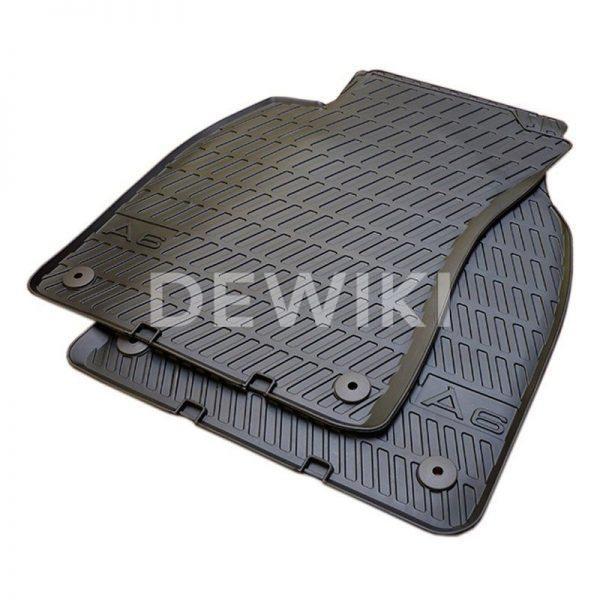 Резиновые передние коврики Audi A6 (C6) Резиновые передние коврики Audi A6 (C6)