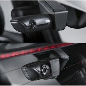 Оригинальный видеорегистратор Audi, две видеокамеры (спереди и сзади) Оригинальный видеорегистратор Audi, две видеокамеры (спереди и сзади)