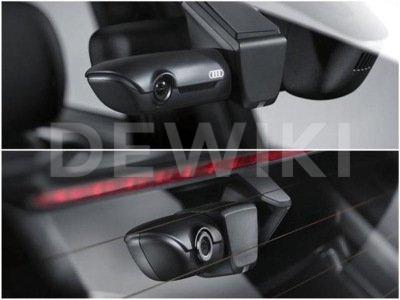 Оригинальный видеорегистратор Audi, две видеокамеры (спереди и сзади) Оригинальный видеорегистратор Audi, две видеокамеры (спереди и сзади)