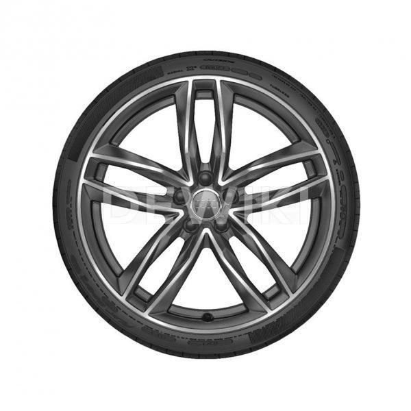 Летнее колесо в сборе Audi A6/S6, Matt titanium high-gloss, 255/35 R20 97Y XL, 8,5J x 20 ET43 Летнее колесо в сборе Audi A6/S6, Matt titanium high-gloss, 255/35 R20 97Y XL, 8,5J x 20 ET43