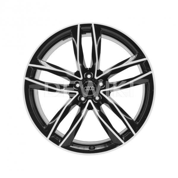 Алюминиевый литой диск R21 дизайн 5 двойных спиц Audi, Royal Black, 9,5J x 21 ET 25 Алюминиевый литой диск R21 дизайн 5 двойных спиц Audi, Royal Black, 9,5J x 21 ET 25