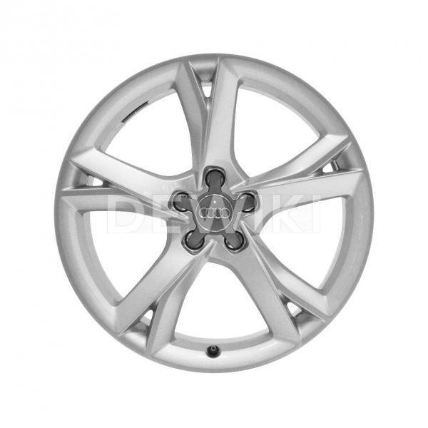 Алюминиевый литой диск R19 дизайн 5 V-образных спиц Audi, Silver, 8,5J x 19 ET32