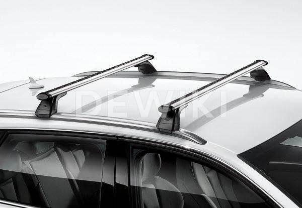 Багажные дуги Audi A6 Allroad quattro (4G/C7)  с 2013 года, для автомобилей с релингом крыши