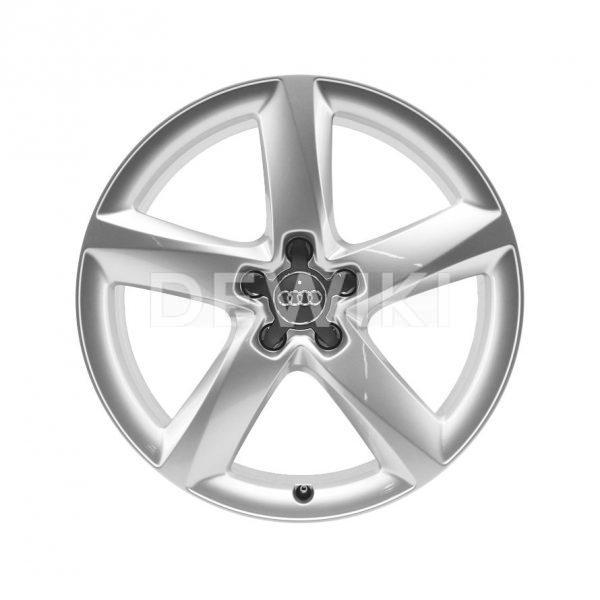 Алюминиевый литой диск R19 в 5-спицевом дизайне Audi, Brilliant Silver, 7,5J x 19 ET29 Алюминиевый литой диск R19 в 5-спицевом дизайне Audi, Brilliant Silver, 7,5J x 19 ET29