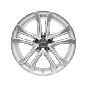 Алюминиевый литой диск R20 дизайн 5 Y-образных спиц Audi, Silver, 9,0J x 20 ET37 Алюминиевый литой диск R20 дизайн 5 Y-образных спиц Audi, Silver, 9,0J x 20 ET37