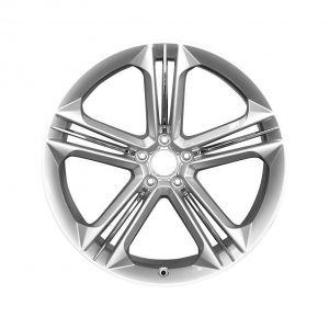 Алюминиевый литой диск R21 дизайн 5 тройных спиц Audi, Brilliant Silver, 9,0J x 21 ET35