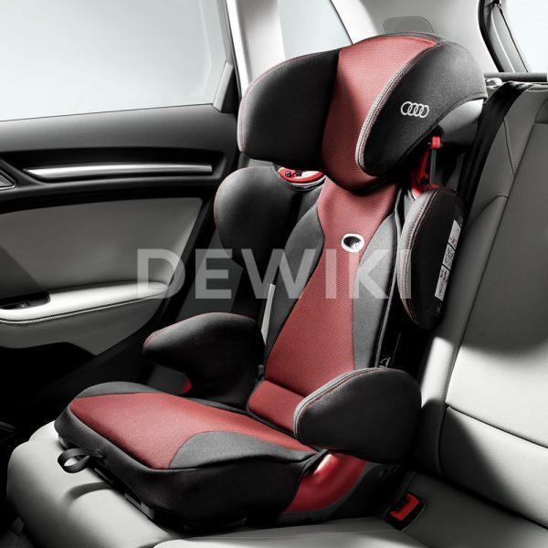 Автомобильное детское кресло Audi Youngster plus, до 36кг, Misano red/Black