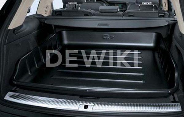 Поддон в багажник Audi Q7 (4L) для пятиместных автомобилей