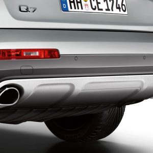 Дизайн-пакет Offroad: задний фартук Audi Q7 (4L), для автомобилей без системы помощи при парковке