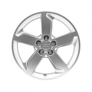Алюминиевый литой диск R19 в 5-спицевом дизайне Audi, Silver, 8,5J x 19 ET62
