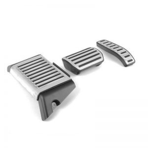 Накладки на педали Audi Q7 (4L), для АКПП с опорой для ноги S-Line Накладки на педали Audi Q7 (4L), для АКПП с опорой для ноги S-Line