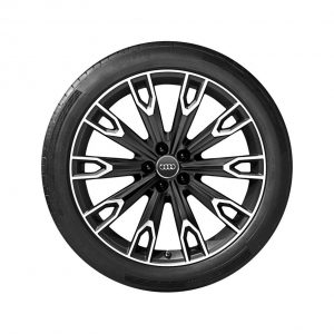 Летнее колесо в сборе Audi Q7, Matt black / High-gloss, 285/40 R21 109Y XL, 9,5J x 21 ET31