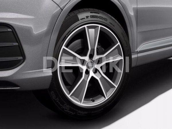 Алюминиевый литой диск R20 в 5-спицевом дизайне Audi, Anthracite, 9,0J x 20 ET33