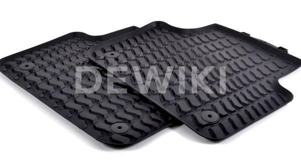 Резиновые задние коврики Audi Q8 Резиновые задние коврики Audi Q8