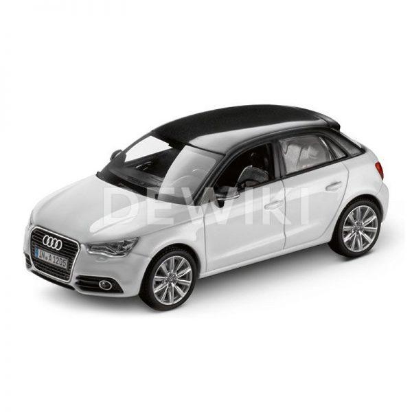 Модель в миниатюре Audi A1 Sportback, Glacier white, масштаб 1:43