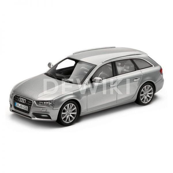 Модель в миниатюре Audi A4 Avant, Ice silver, масштаб 1:43