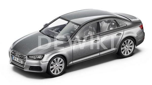 Модель в миниатюре Audi A4, Floret silver, масштаб 1:43
