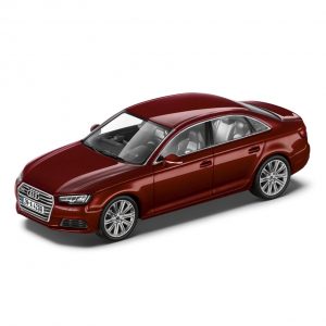 Модель в миниатюре Audi A4, Matador red, масштаб 1:43