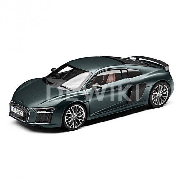 Модель в миниатюре Audi R8 Coupe, Camouflage Green matt, масштаб 1:18