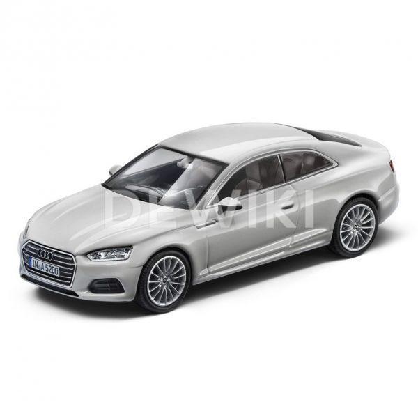 Модель в миниатюре Audi A5 Coupe, Glacier white, масштаб 1:43