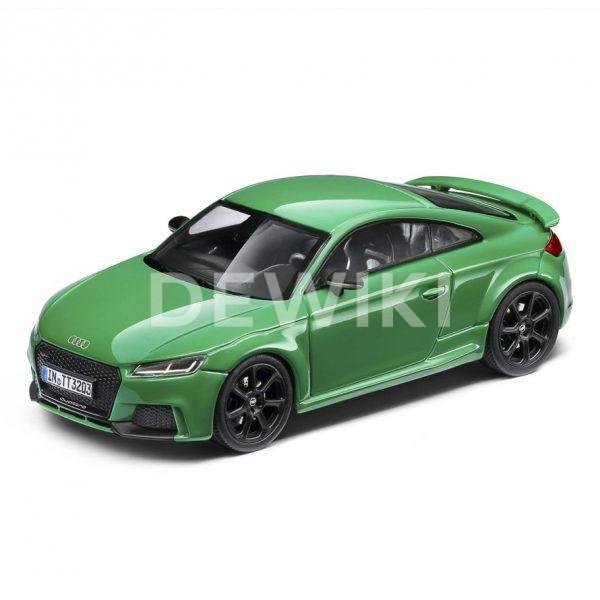 Модель в миниатюре Audi TT RS Coupe, Green, масштаб 1:43 Модель в миниатюре Audi TT RS Coupe, Green, масштаб 1:43