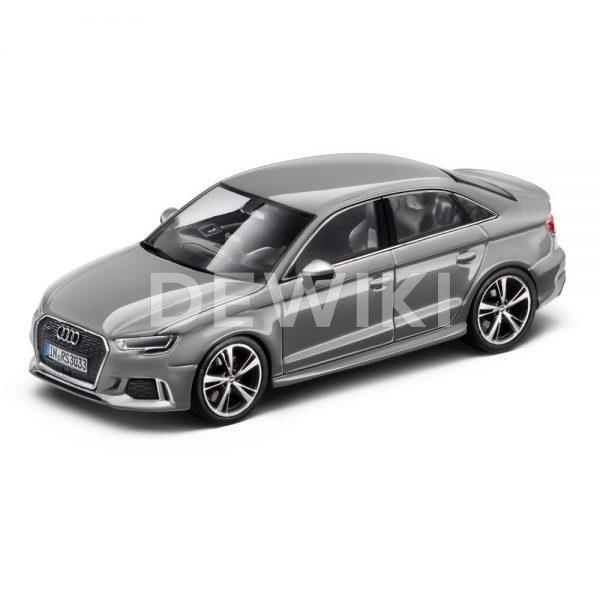 Модель в миниатюре Audi RS 3 Sedan, Nardo grey, масштаб 1:43