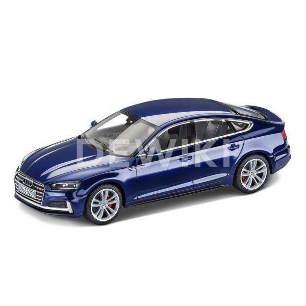 Модель в миниатюре Audi S5 Sportback, Navarra Blue, масштаб 1:43