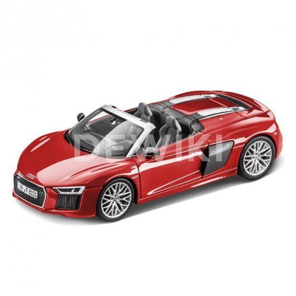 Модель в миниатюре Audi R8 Spyder, Dynamite Red, масштаб 1:43