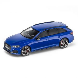 Модель в миниатюре Audi RS4 Avant, Nogaro blue, масштаб 1:43