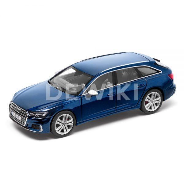 Модель в миниатюре Audi S6 Avant limited 2019, Navarra Blue, масштаб 1:43 Модель в миниатюре Audi S6 Avant limited 2019, Navarra Blue, масштаб 1:43