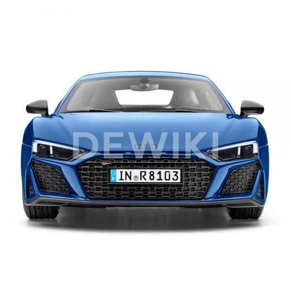 Модель в миниатюре Audi R8 Coupe MY19, Ascari Blue, масштаб 1:18