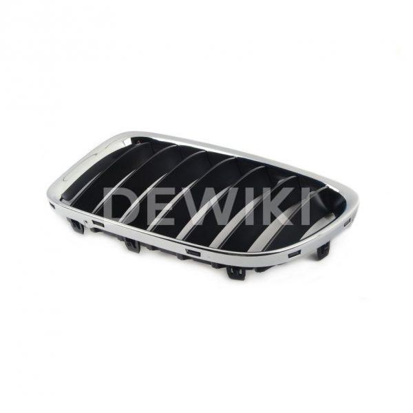 Передняя левая решетка радиатора BMW E84 X1, Chrome/Black Передняя левая решетка радиатора BMW E84 X1, Chrome/Black