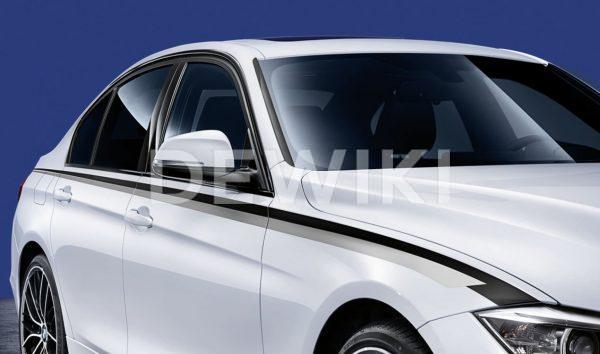 Акцентные боковые полосы BMW M Performance F30/F31 3 серия