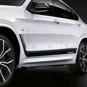 Акцентные боковые полосы BMW M Performance X4 G02 Акцентные боковые полосы BMW M Performance X4 G02