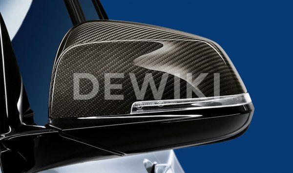 Левая карбоновая крышка наружных зеркал заднего вида BMW M Performance X1, M2, 1, 2, 3, и 4 серия
