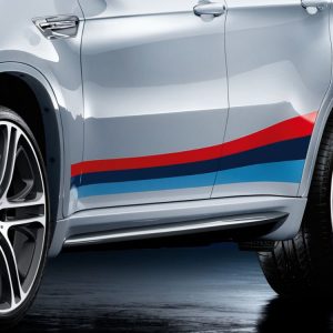 Боковые правые облицовки порогов BMW M Performance E71 X6 Боковые правые облицовки порогов BMW M Performance E71 X6