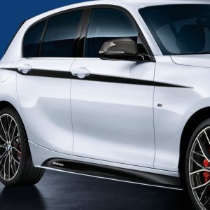 Боковые облицовки порогов справа BMW M Performance черного матового цвета F21/F22/F23 1 и 2 серия Боковые облицовки порогов справа BMW M Performance черного матового цвета F21/F22/F23 1 и 2 серия