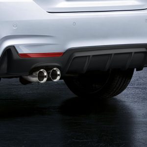 Задний диффузор BMW M Performance черного матового цвета F36/F33/F32 4 серия Задний диффузор BMW M Performance черного матового цвета F36/F33/F32 4 серия