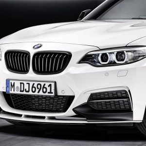 Передняя накладка BMW M Performance черного матового цвета F22 2 серия Передняя накладка BMW M Performance черного матового цвета F22 2 серия