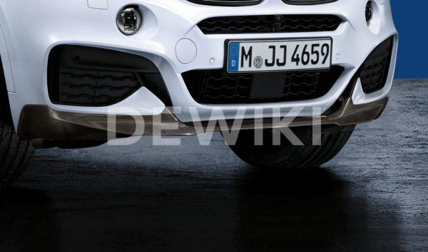 Передняя карбоновая накладка BMW M Performance F16 X6 Передняя карбоновая накладка BMW M Performance F16 X6
