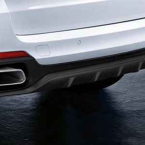Задний диффузор BMW M Performance черного матового цвета F15 X5 Задний диффузор BMW M Performance черного матового цвета F15 X5