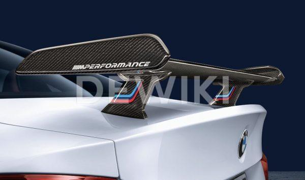 Задний карбоновый спойлер, сквозной, цветной BMW M Performance F32/F82 4 серия и M4