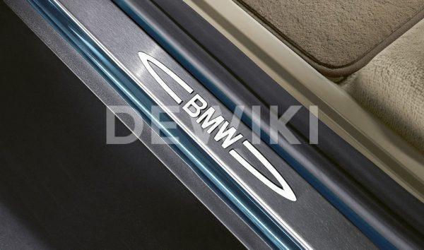 Накладки BMW на пороги из нержавеющей стали, E72/E70/E71 X5 и X6