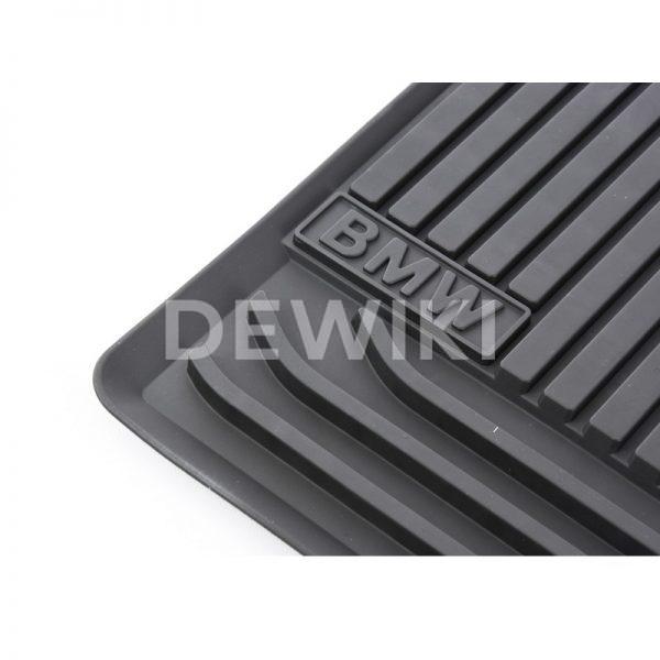 Резиновые задние коврики BMW F07 GT LCI 5 серия, Black Резиновые задние коврики BMW F07 GT LCI 5 серия, Black